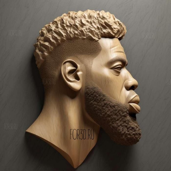 Anthony Davis 4 stl model for CNC